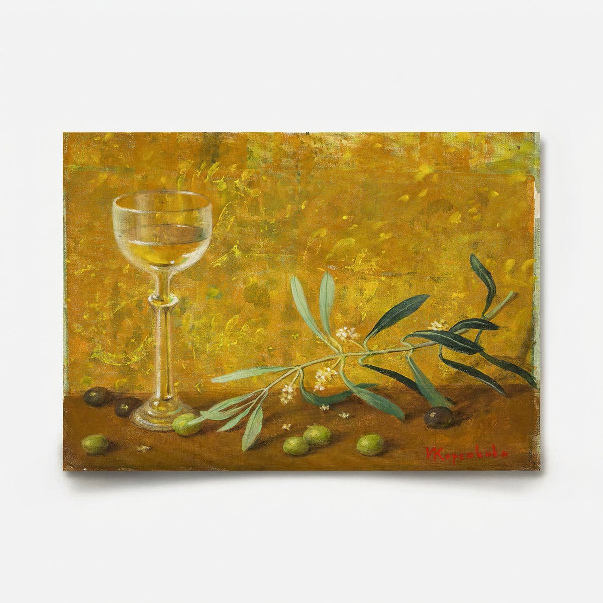 Yellow 2. From the Series "Still Life with Olives" 2026
