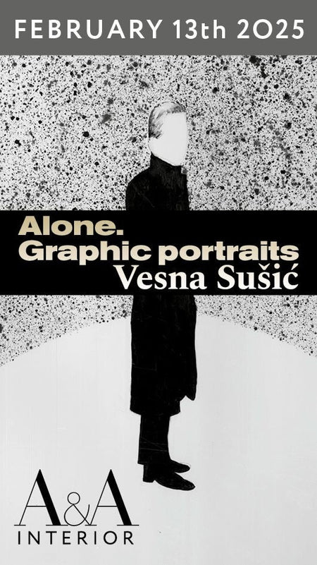 Exhibition poster featuring event details and artwork