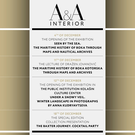 Exhibition poster featuring event details and artwork