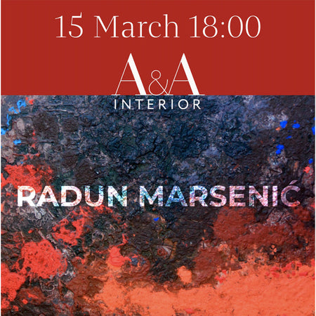 Exhibition poster featuring event details and artwork