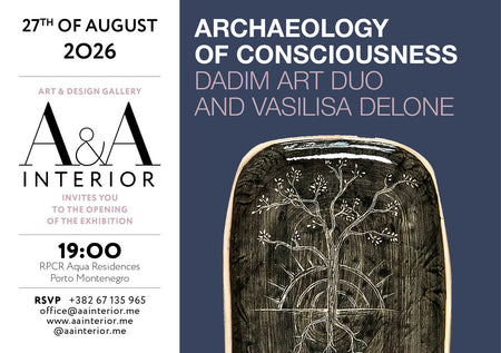 Exhibition poster featuring event details and artwork