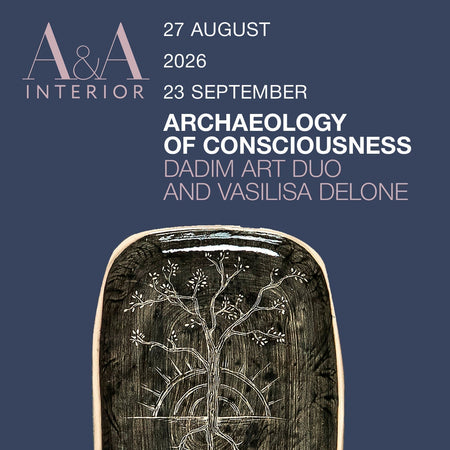 Exhibition poster featuring event details and artwork