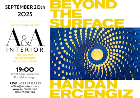 Exhibition poster featuring event details and artwork