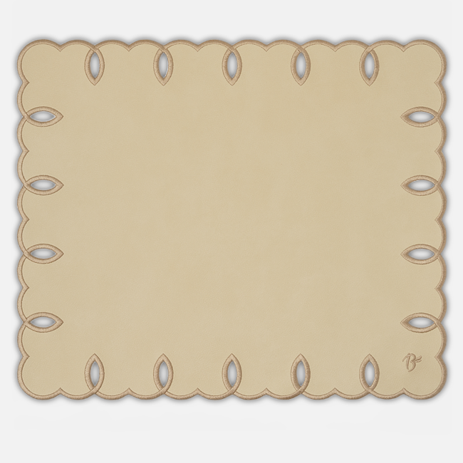 Etretat Faux Leather Beige