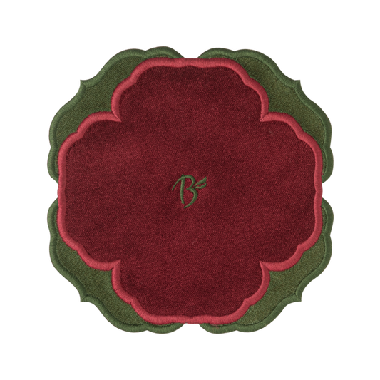 Christmas Wreath Burgundy