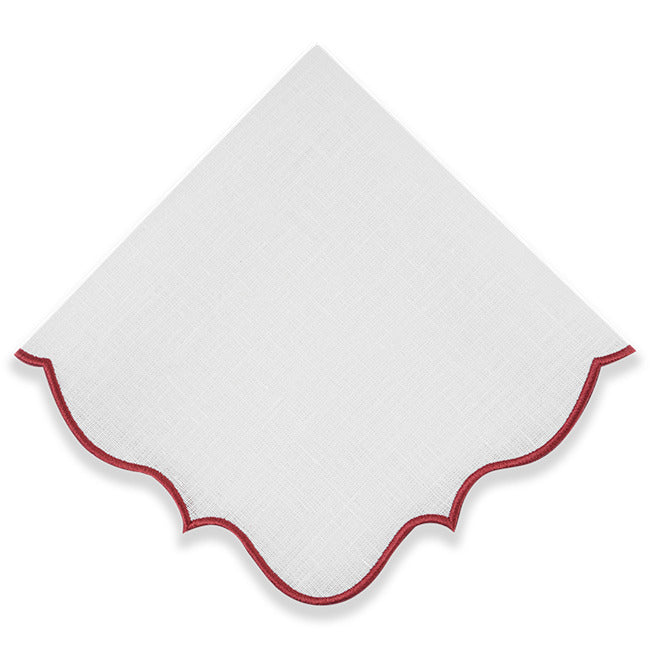 Versailles White / Burgundy