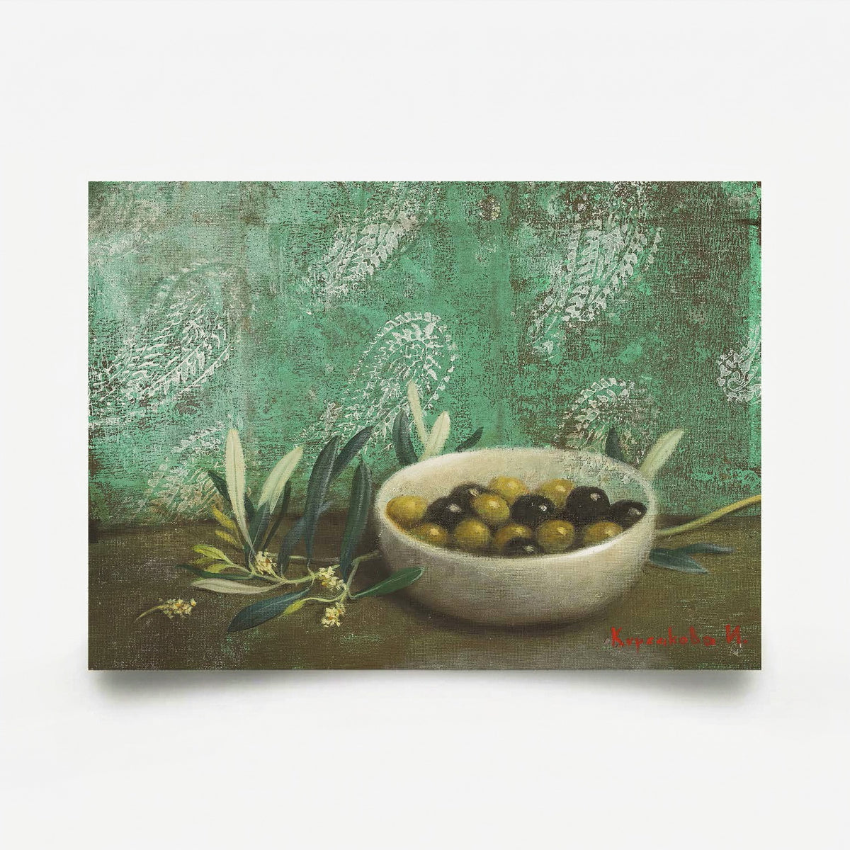 Yellow. From the Series "Still Life with Olives" 2026