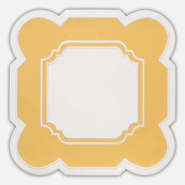 Boston Faux Leather Yellow