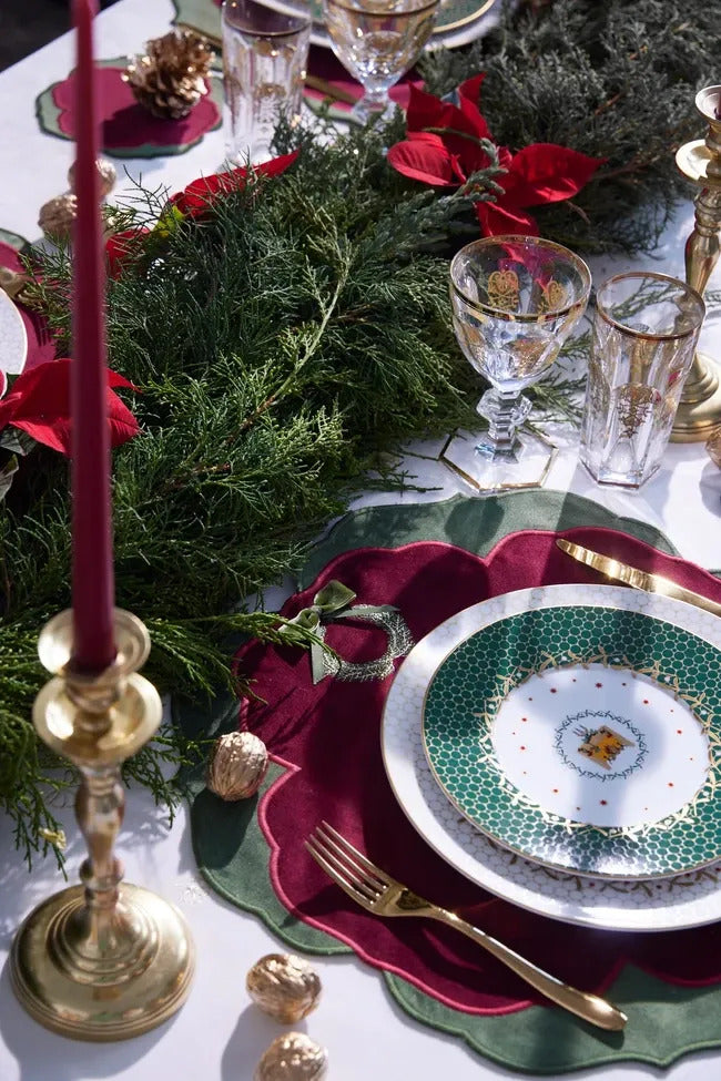 Christmas Wreath Burgundy