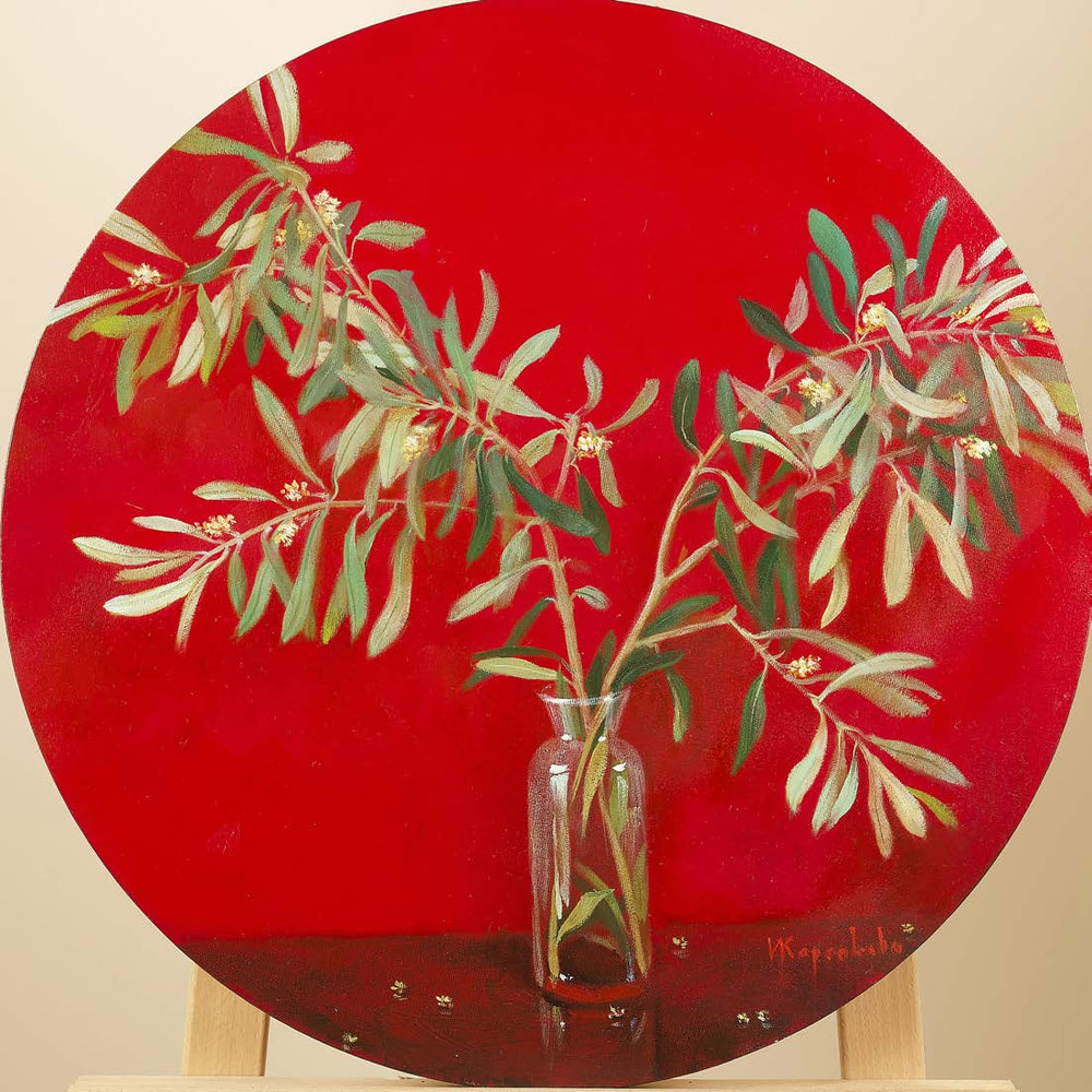 Still Life with a Flowering Olive (Red) 2026