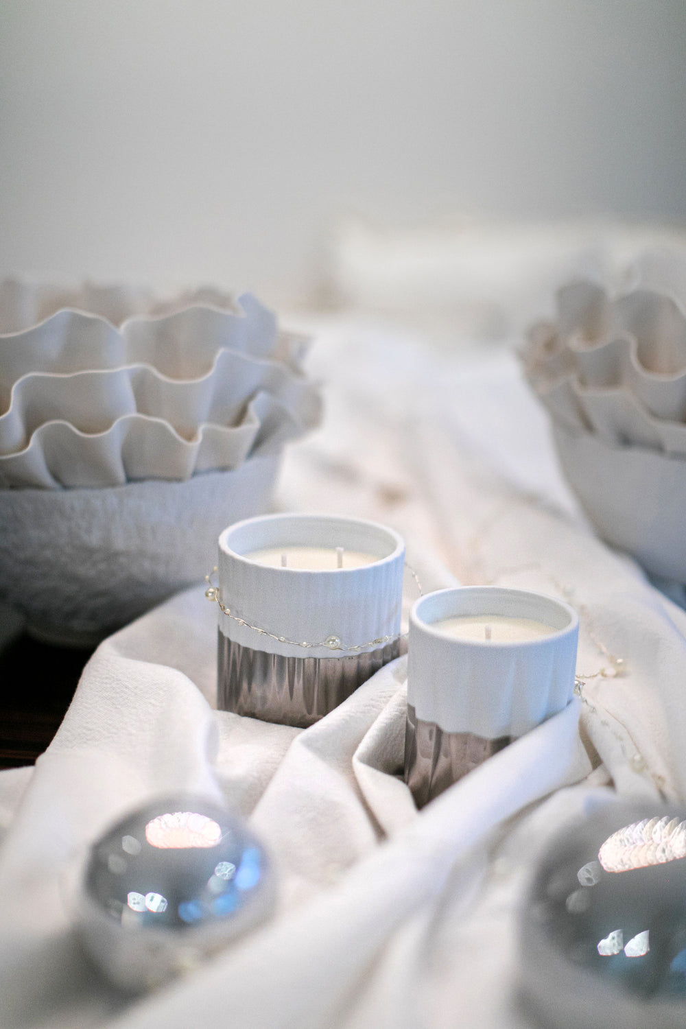 Candle SILVER GLOW s