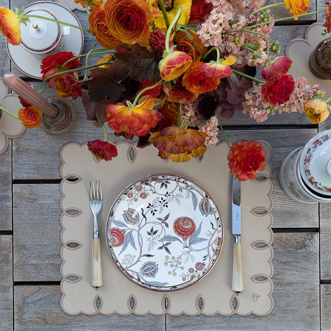 Etretat Faux Leather Beige