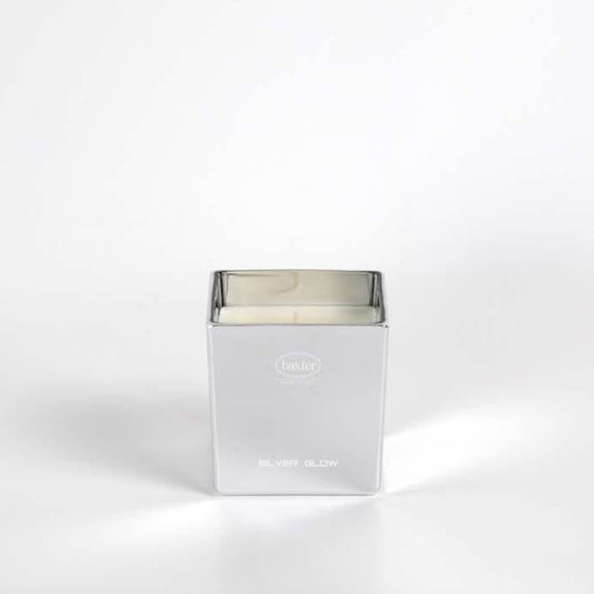 Candle SILVER GLOW square s