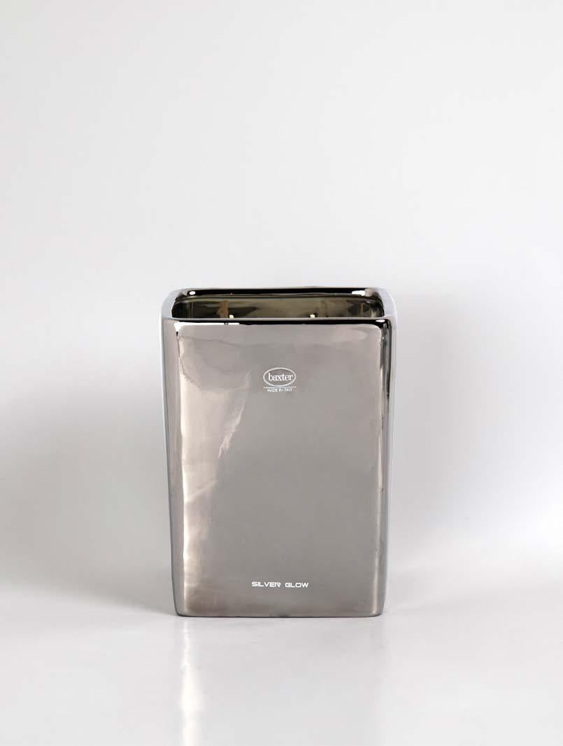 Candle SILVER GLOW square l