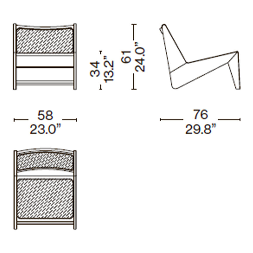 Chairs Cassina Kangaroo