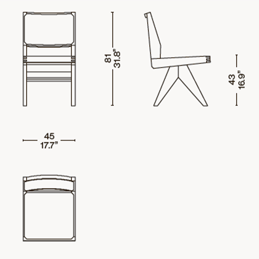 Chairs Cassina Capitol Complex Chair