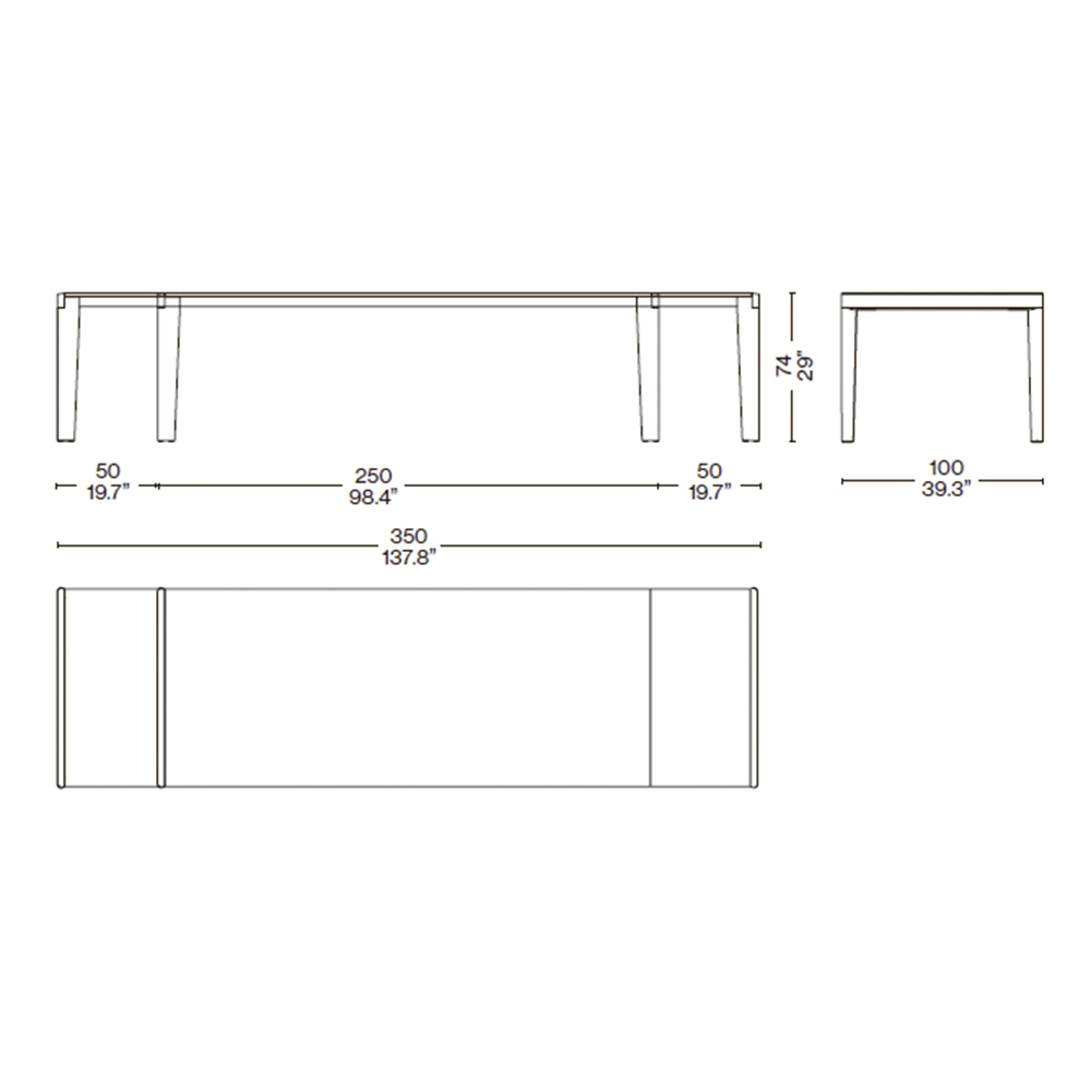 Tables Cassina Longplane