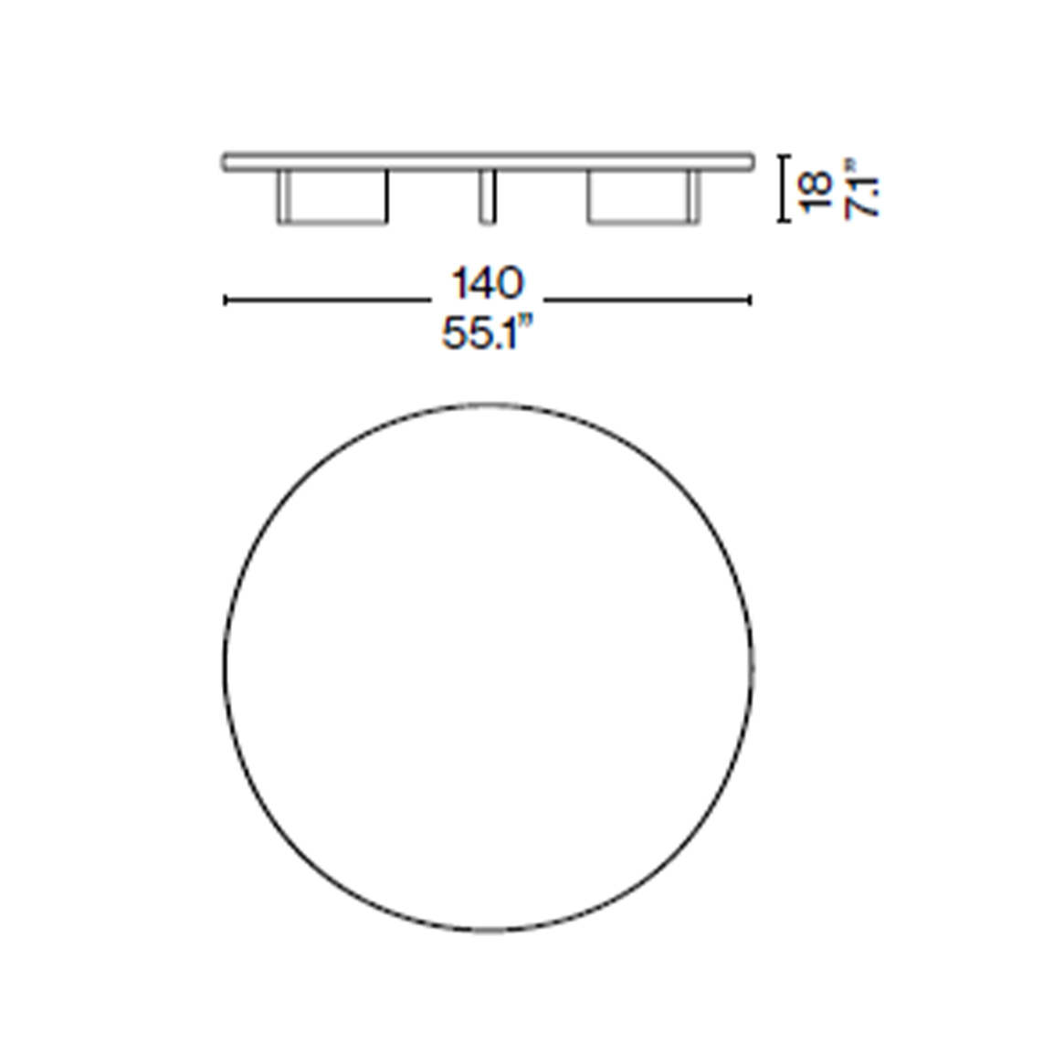 Tables Cassina Sail Out