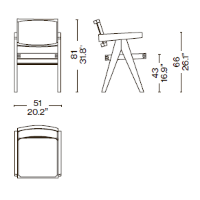 Chairs Cassina Capitol Complex Office Chair