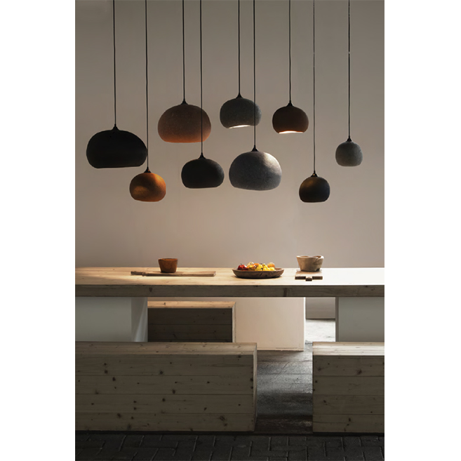 Lights Ay illuminate Pebble terracotta small