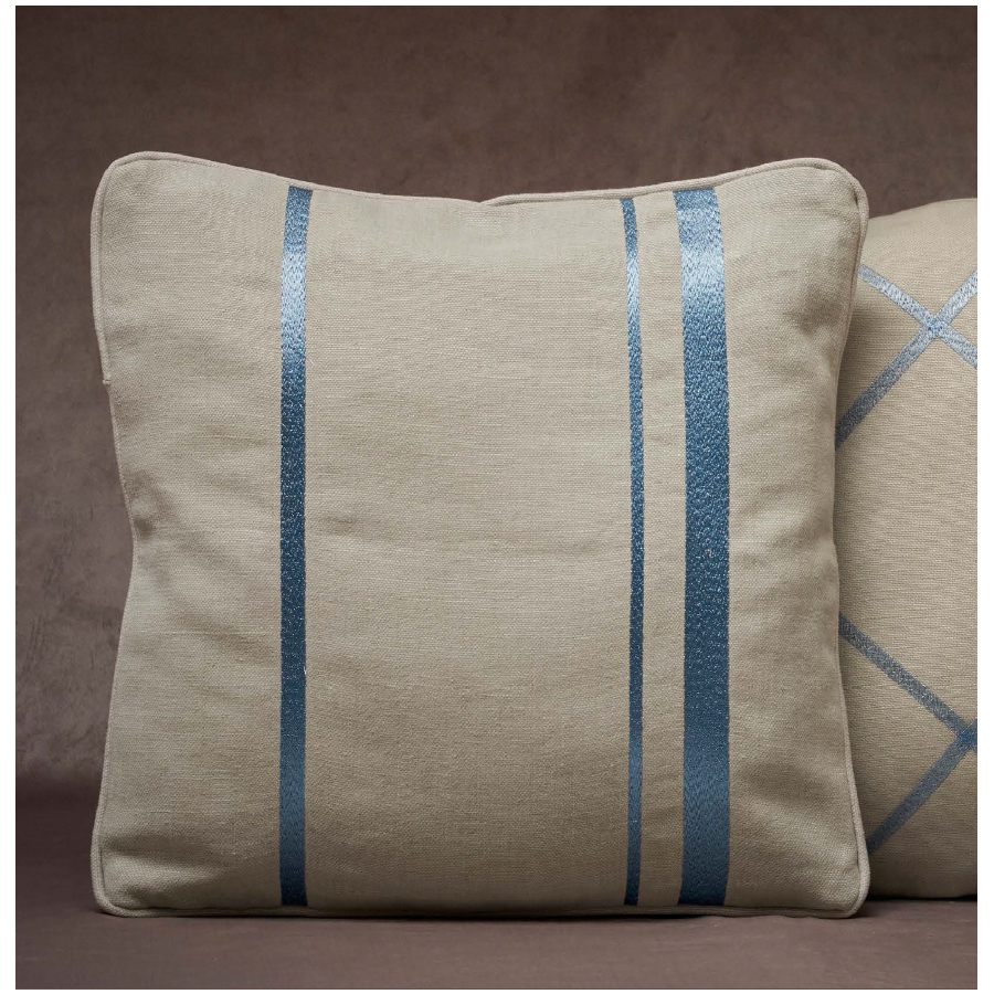 Cushions Mastro Raphael Natur Art Metallici Stripes